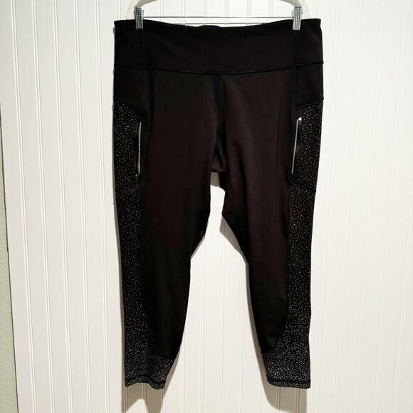 Athleta Rainer Tight Leggings High Waisted Reflective Plus Size 2X - Picture 2 of 6
